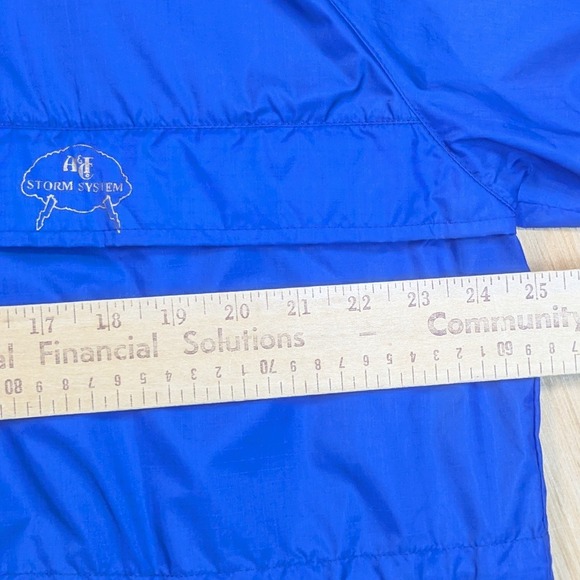 Vintage 80s Abercrombie & Fitch Storm System Blue Windbreaker Jacket Men's Large - Picture 7 of 9